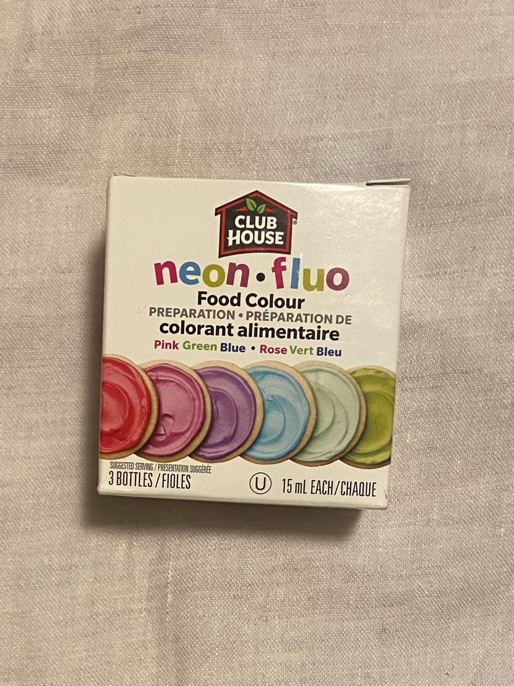 10/$25 Bundle - Club House Food Colouring - Neon